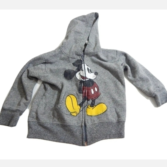 Disney Parks Mickey Mouse Zip Hoodie Sweatshirt - Picture 1 of 3